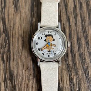 Vintage child’s “Lucy” (Peanuts) Timex watch